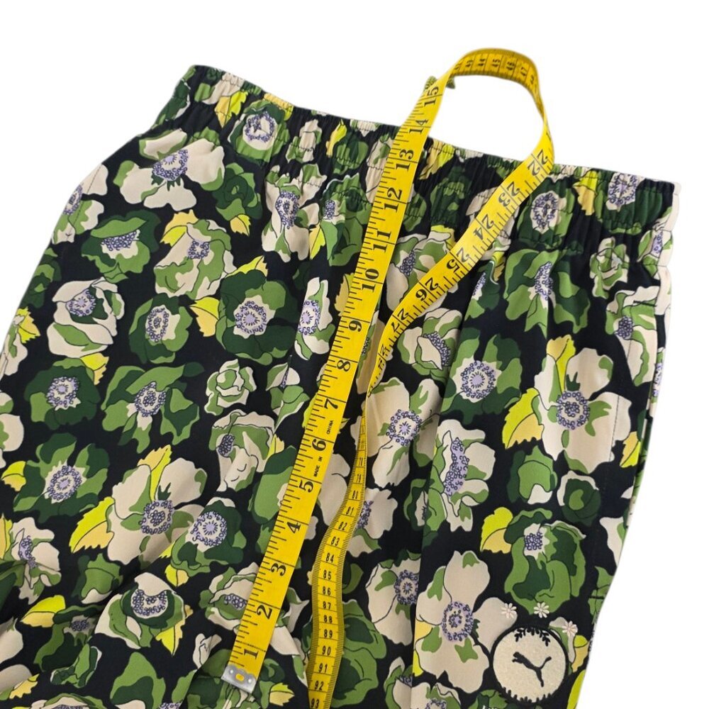 Puma x Liberty Floral Wide Leg Pants, Pull On, Athletic, Lightweight, Size Small - Picture 7 of 10